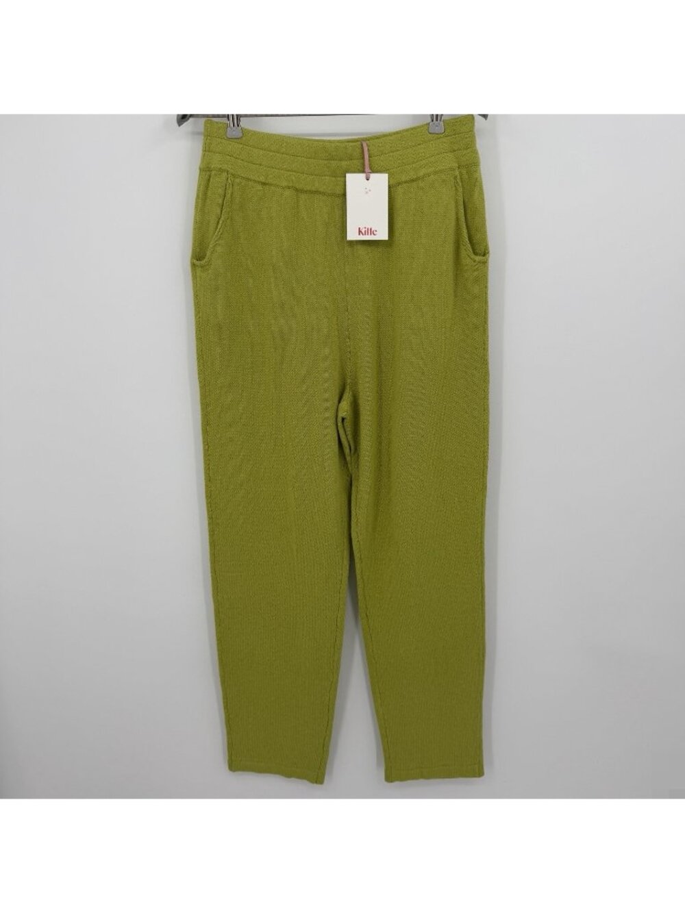 Kilte Collection The Kay Straight Leg Pants in Kiwi 2/M Cotton-Cashmere $345